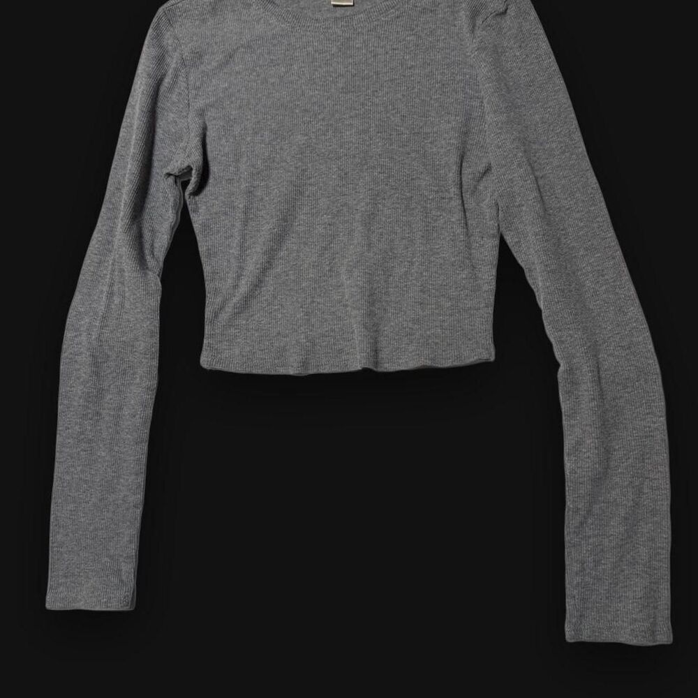 Fashion-nova Women's Grey Crop-top